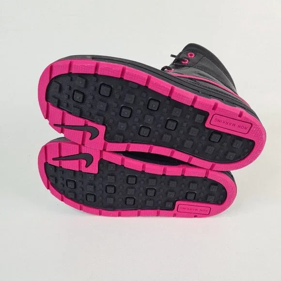 nike woodside black and pink nike acg boots